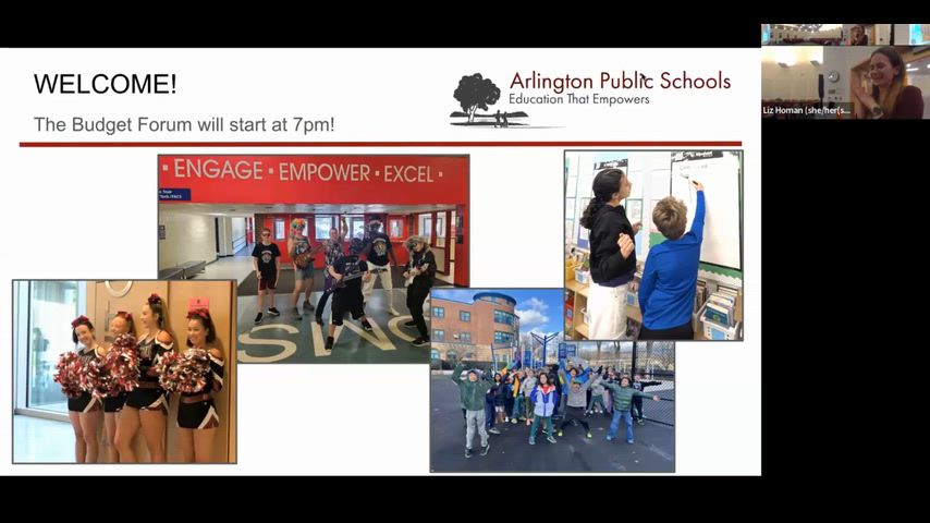 Video recording of the Arlington Public Schools Community Budget Forum presentation from Dec 10, 2025 