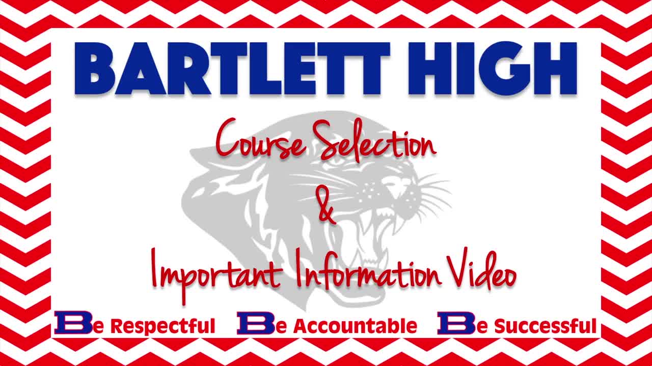 Registration Procedures 20202021 Bartlett High School