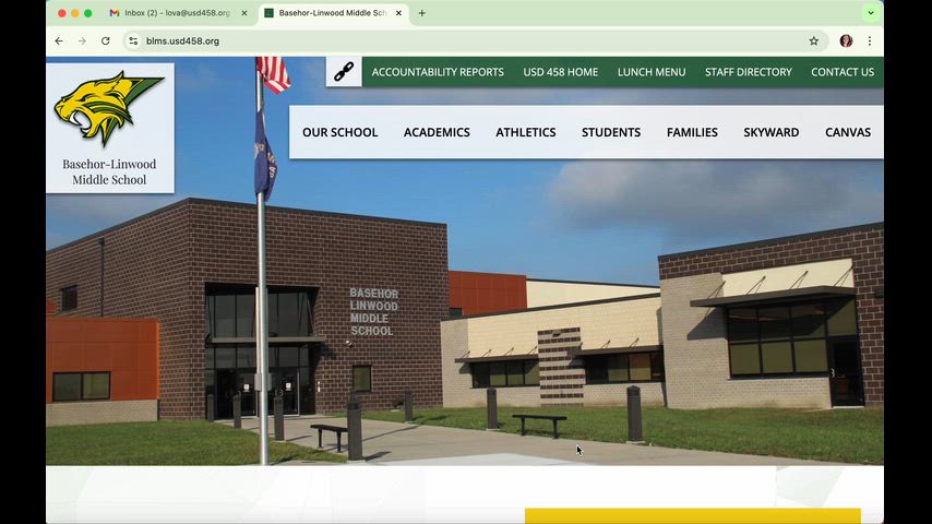 Video showing students how to use the online library catalog and Sora.