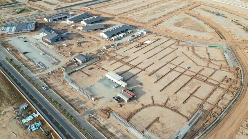 Drone footage of Canyon Creek Elementary School - Progress as of March 2026
