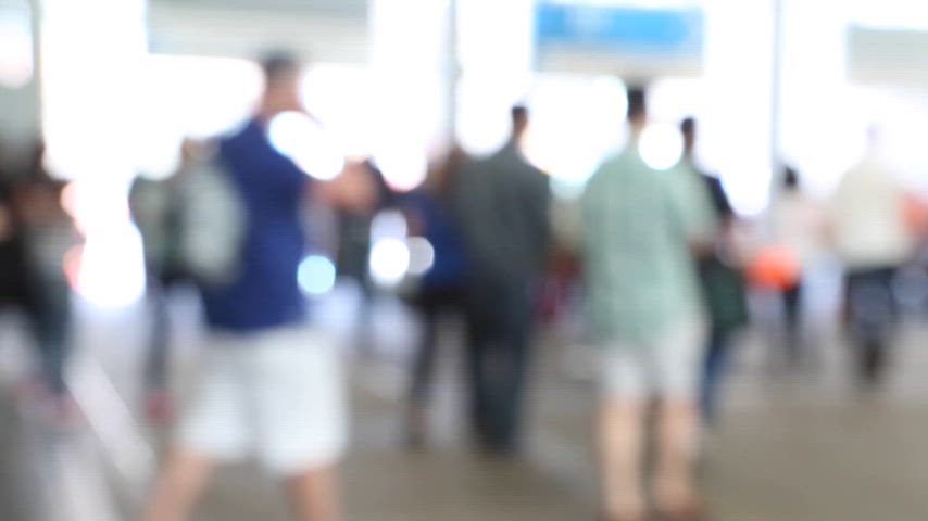 Video of blurry people