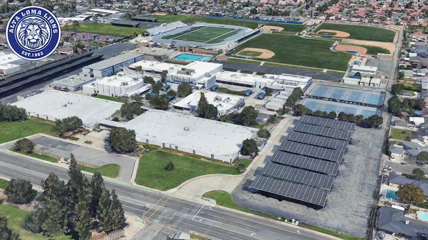 Aerial shots of all school sites in the district.