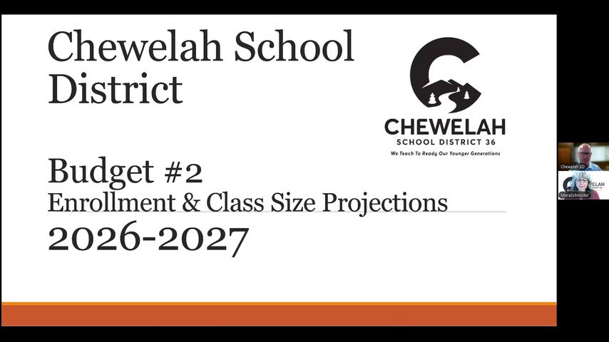 Second in the series of budget videos giving information on enrollment and class size projections.