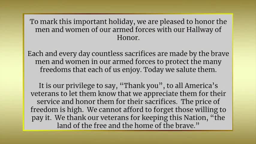 SVMS 2020 Veterans Hallway of Honor