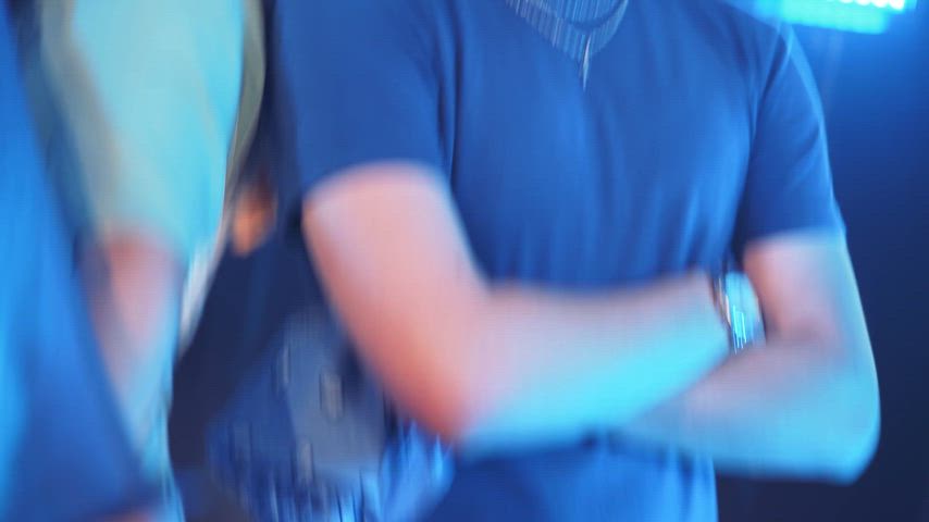 Comal ISD Opening of Schools Ceremony Hype video featured at the beginning of the ceremony. The video includes students from each campus, such as cheerleaders, dancers, football players, color guard, student council, mascots, and band members showcasing their skills in dim lighting, fog, and spotlights to create an intimidating game day atmosphere.