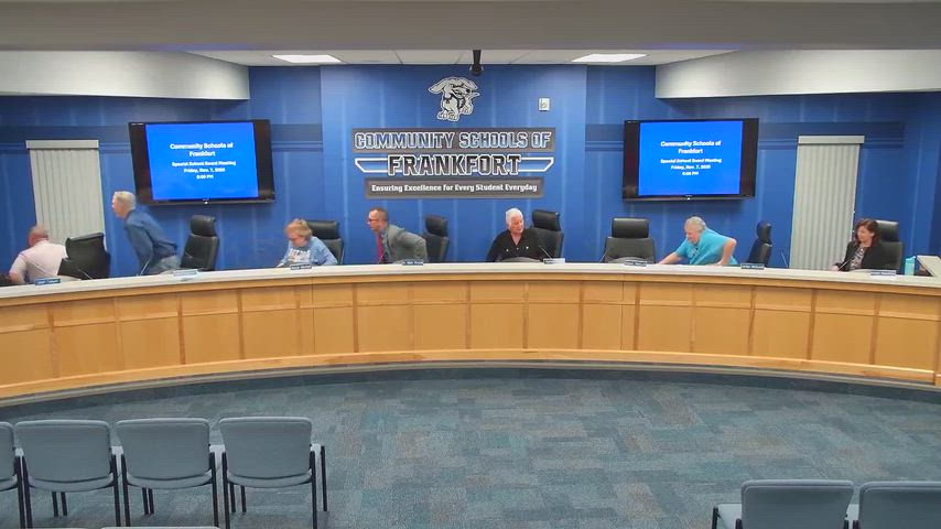 Special School Board Meeting Nov. 7, 2025