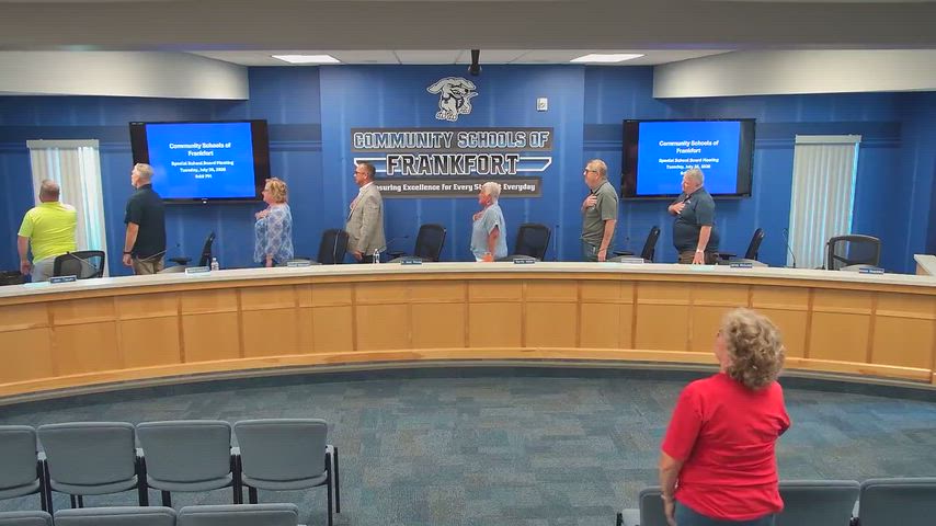 Special School Board Meeting July 28, 2026