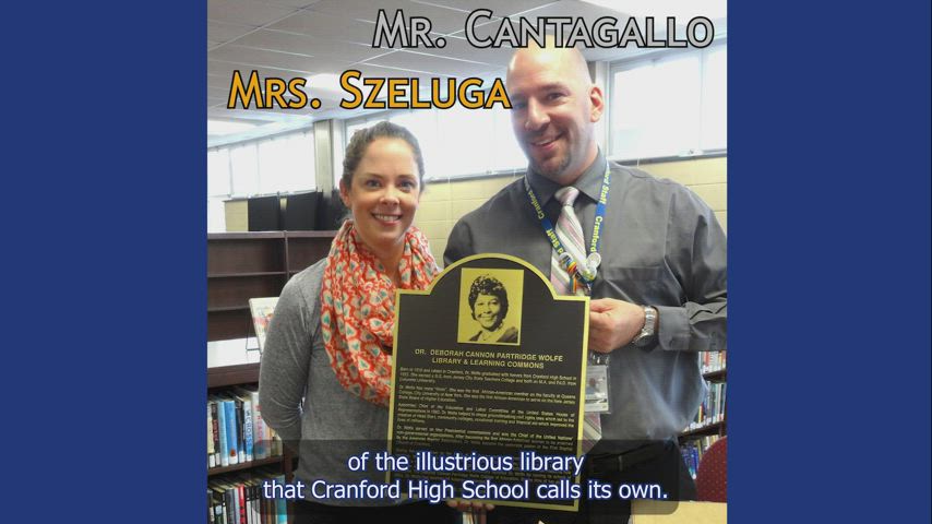 Video about the life of Dr. Wolfe and the CHS Library and Learning Commons 