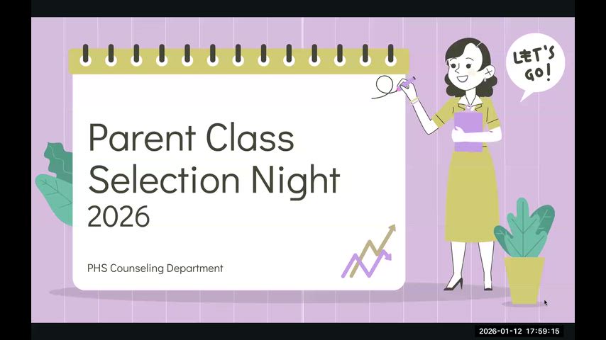 Parent Course Selection Night 2026