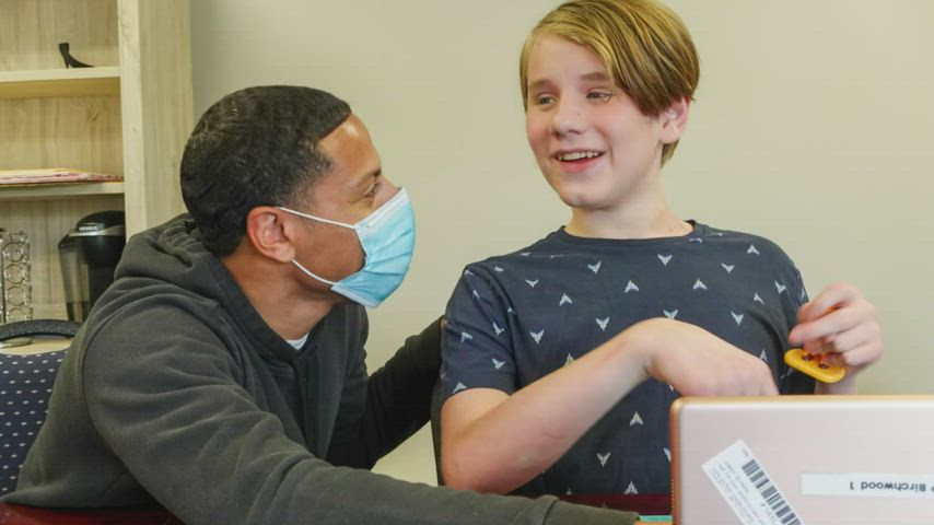 Slideshow of staff members and children and adults supported by DDI.