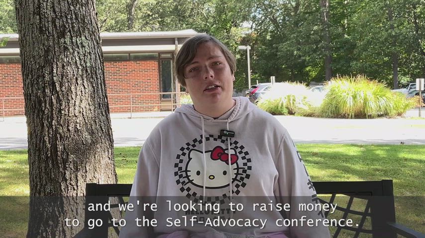 Video commercial for a bake sale; proceeds going to the DDI Self-Advocacy Group
