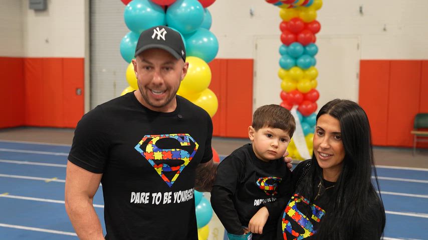 Video of man, woman and child talking about their experience at DDI