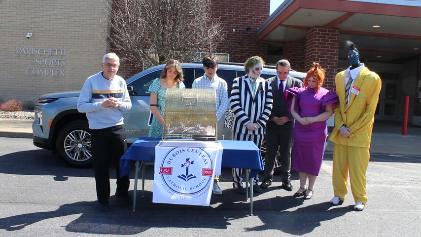 DuBois Central Catholic School Video of New Year, New Car Drawing