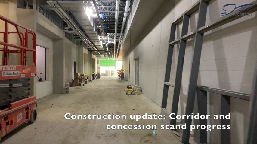 JP Architects video showing progression of construction at Eisenhower