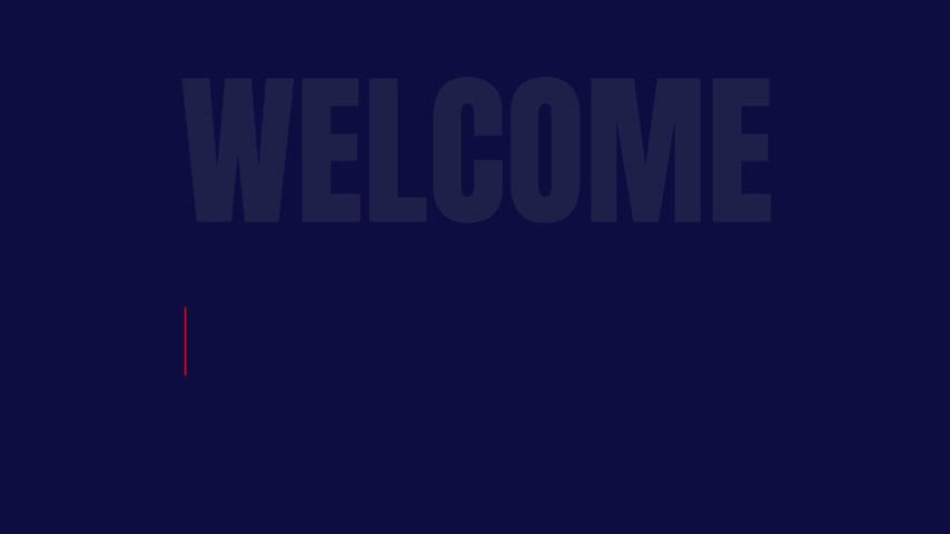 welcome back