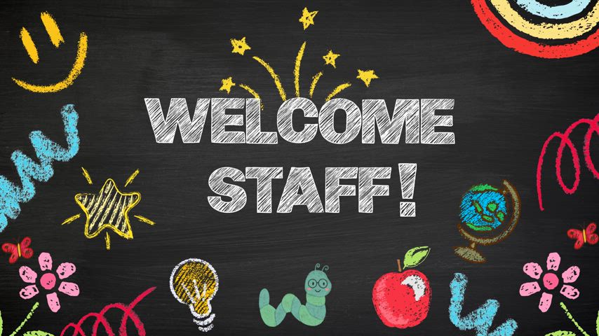Labor Day announcement and pictures of students and staff