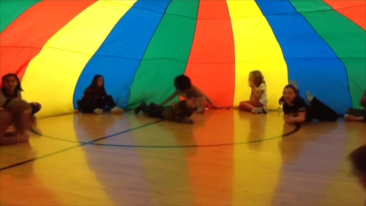 Parachute Tent Eisenhower Elementary School