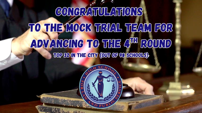video of mock trial team