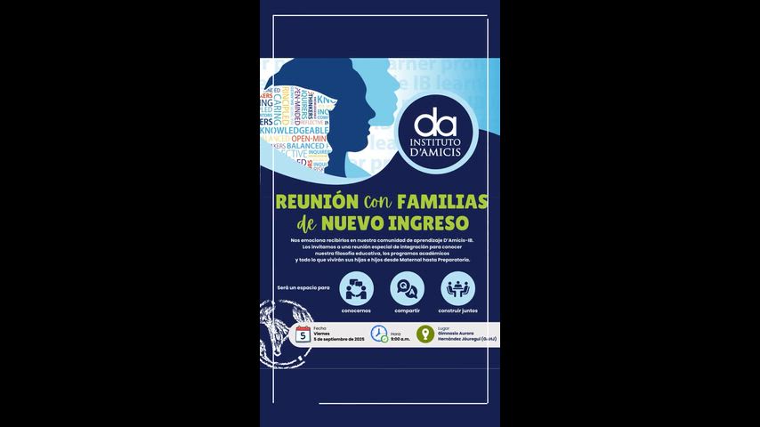 Reunión Familias Nuevo Ingreso 25-26
