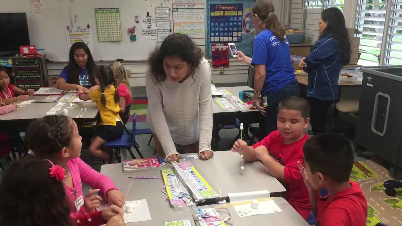 PEP Class Service Trips to Kainalu Elementary School Kalaheo High School