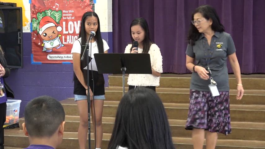 Quarter 2 Awards Assembly Grade 3 to Grade 5  2026