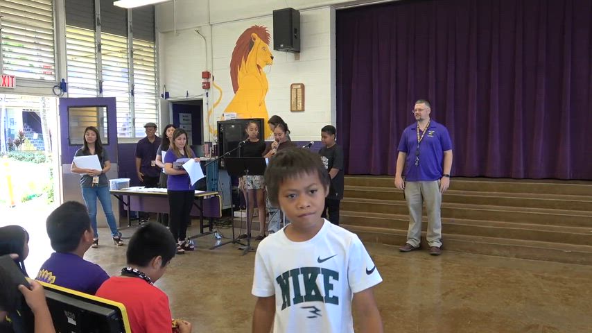 Quarter 4 Awards Assembly Grade 3 to Grade 5