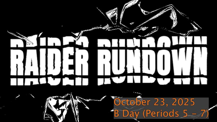 Raider Rundown 10/23/25