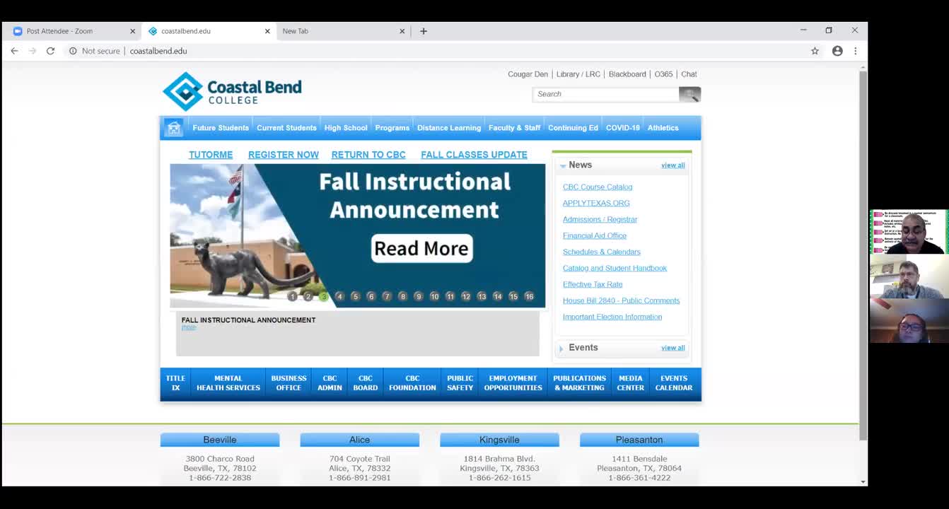 Blackboard training 2020 | Kingsville Independent School District