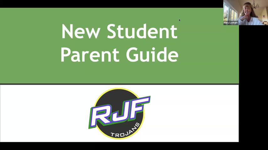 New Student Family Webinar