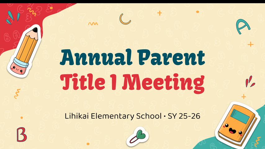 Title 1 Information for Parents