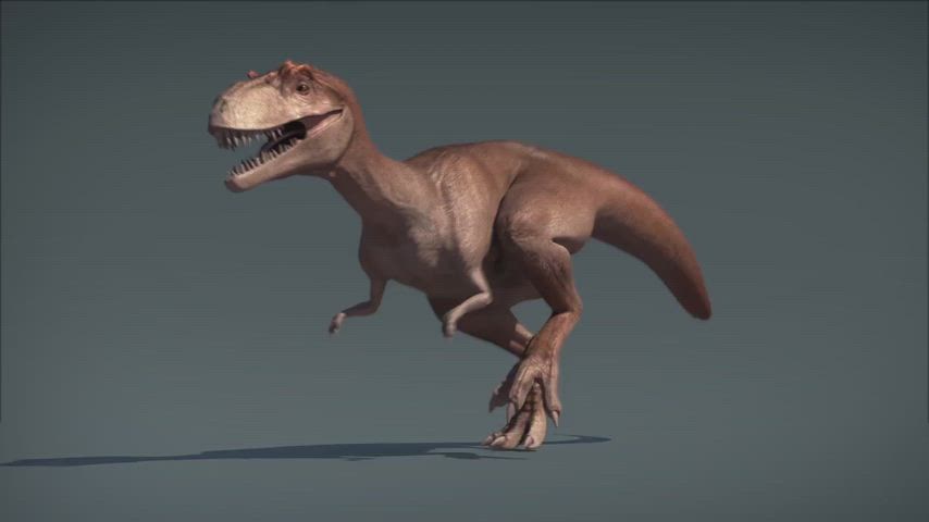 dinosaur taking a stroll