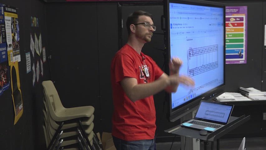 Story on Rylee Dubois, Riley Fugitt, Kase Coats, Dylan Colbert, and Yelena Flentge qualifying for the UIL State Solo and Ensemble Contest