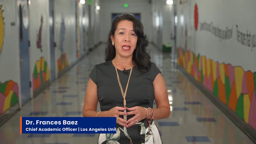 Dr. Frances Baez speaks presents tutoring services for students