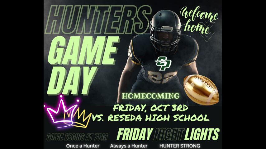 Homecoming Game Announcement