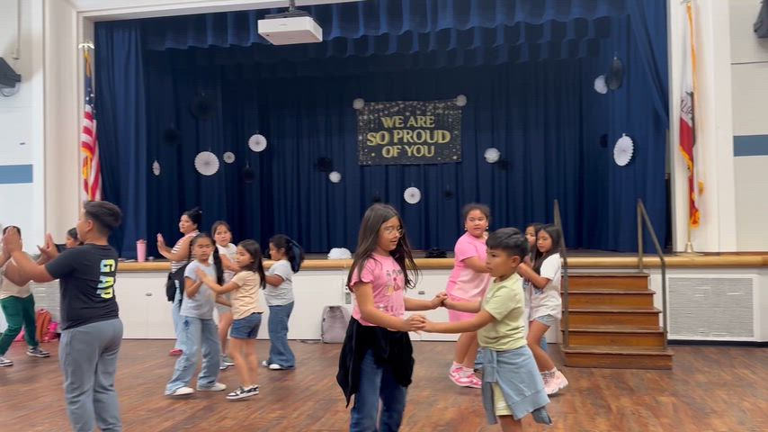 Video highlights of a dance lesson