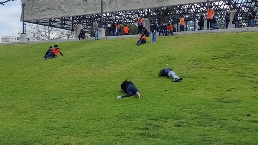 Having fun at the Tar Pits