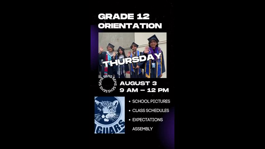 South East High School Orientation Days