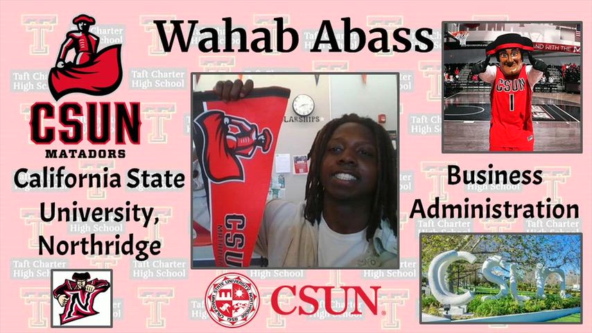 Taft Charter High School College Decision 2026