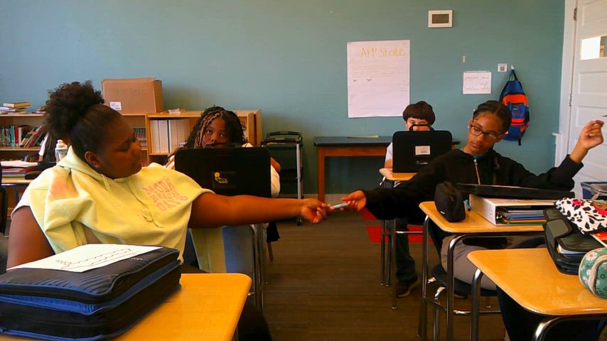 Students from the Middle school cinematography class created a video showing kindness