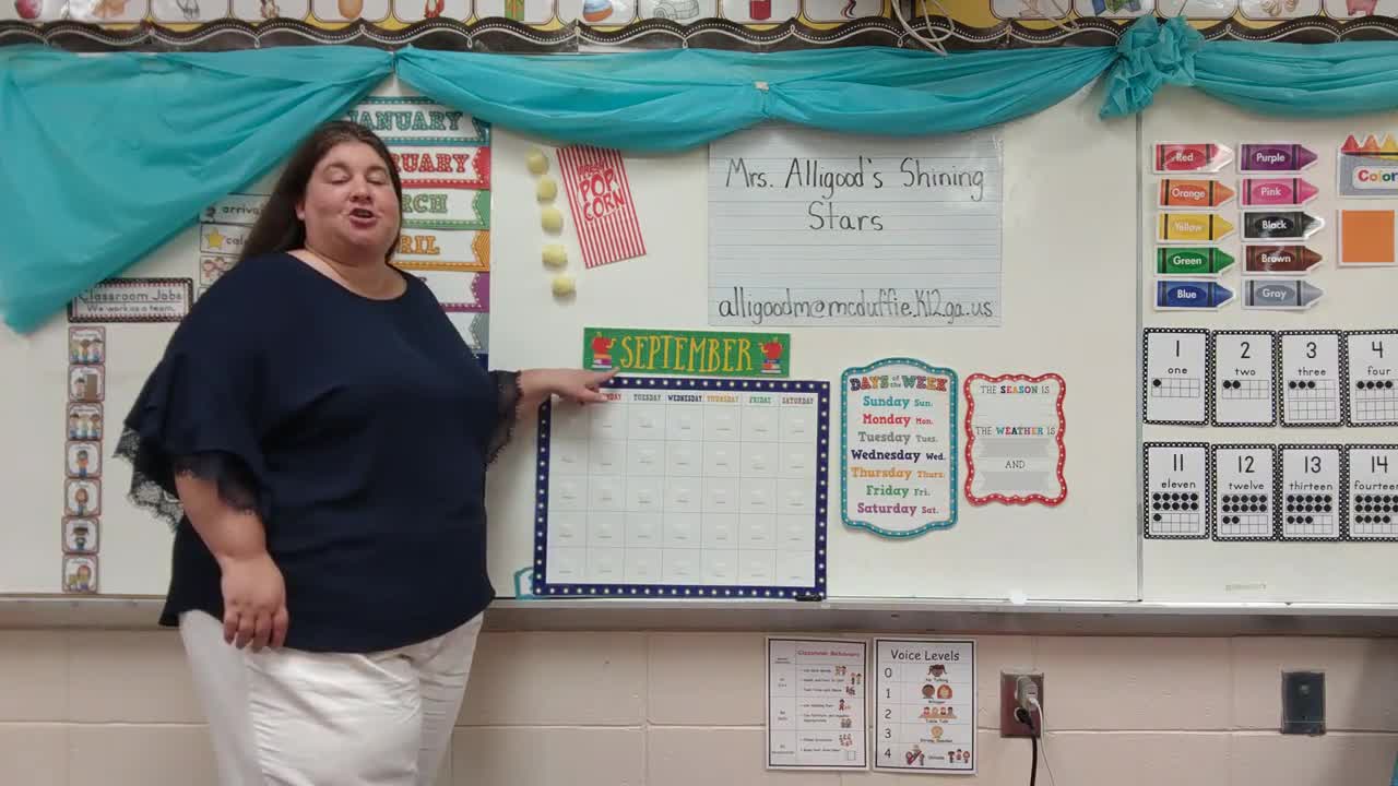 September 1 Calendar Maxwell Elementary School