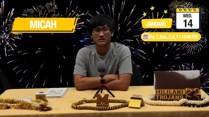 Wednesday, 1/14/2026