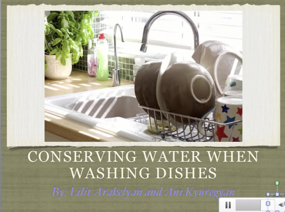 Conserving Water DIshwashers Louis Armstrong Middle School