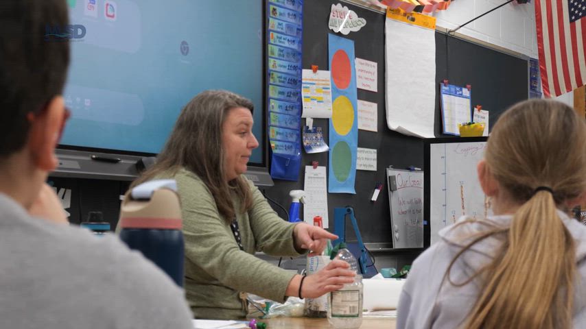 Video highlighting Franklin Central School students and staff discussing academic investments made in MVSD