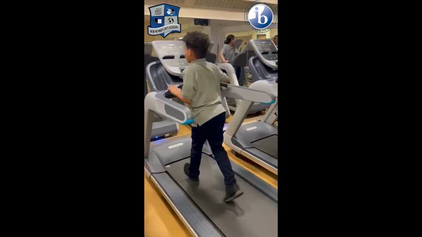 Students in the GYM