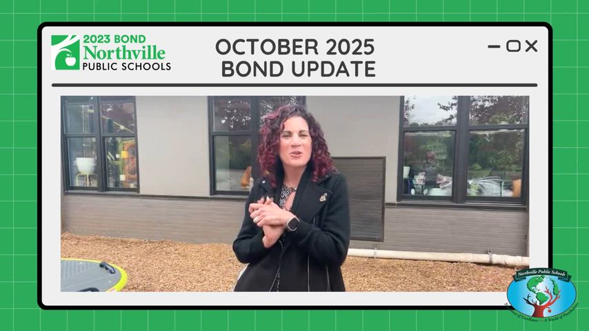 Amerman Principal Devon Caudill gives a tour of the school to showcase the bond updates that have occured.