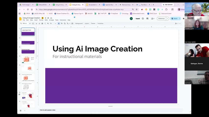 Using AI Image Creation for Instructional Materials w/Devine Galingan May 12, 2026