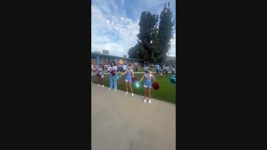student band, cheer and admins