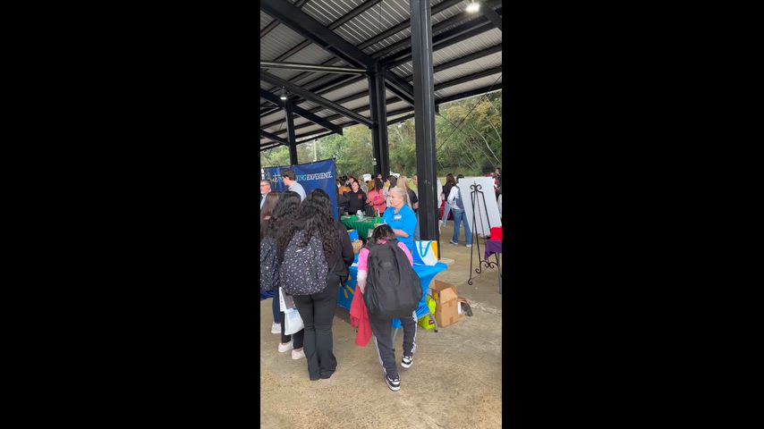 Video of PHS students attending the College and Career Fair at the Pavilion.