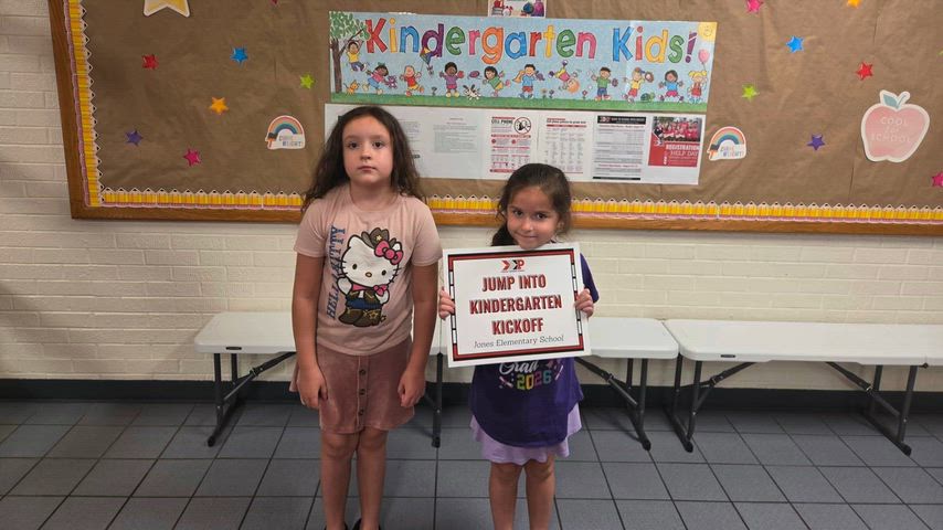 Students and staff photos doing different school activities. 