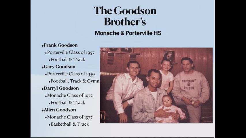 Allen Goodson Hall of Fame